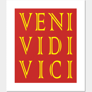 Veni Vidi Vici Posters and Art